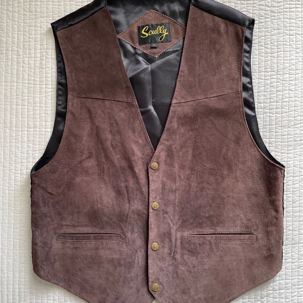 Scully Large Genuine Leather Vest